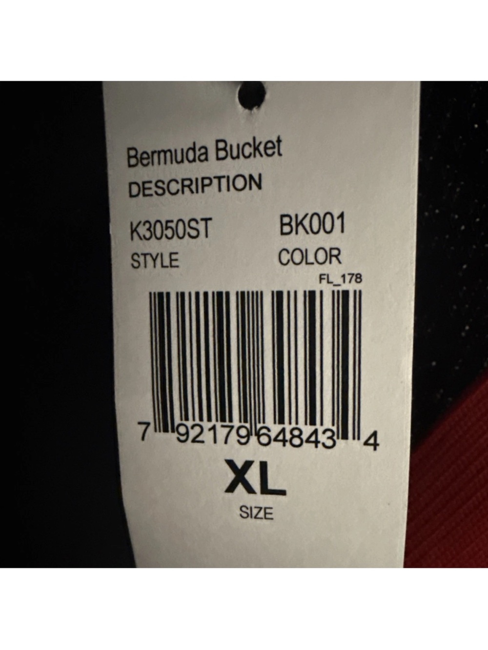 Kangol Unisex Bermuda Black Bucket Hat - Size XL - NWT!! - Picture 2 of 4